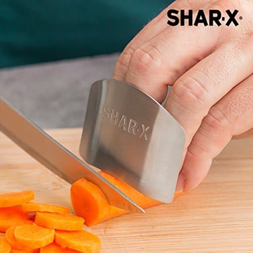 Stainless Steel Finger Protector Guard Kitchen Tool Slicing Chopping Hand Protection