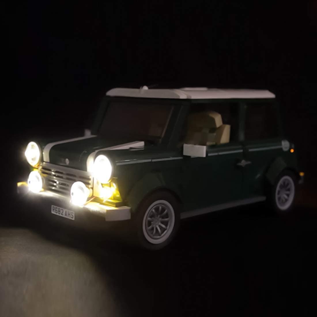 NURICH Light Set for LEGO MINI Cooper Set 10242, Powered By Vonado Battery Pack, LEGO Set is Not Included
