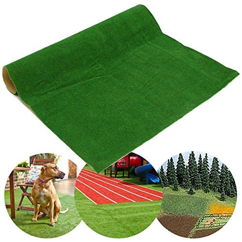 Watering Kiter Grass Mat Artificial Lawns Carpets For Building Model Doll Houses Garden Miniatures Model Making Floor Decoration 50X50cm Green