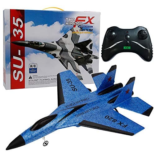 Jersh★ Drone Toys,Fx-820 Model Fixed Wing Small SU / Su 35 Remote Control Aircraft Glider Remote Control Helicopter Plane Glider Airplane EPP Foam 3.5CH Toys