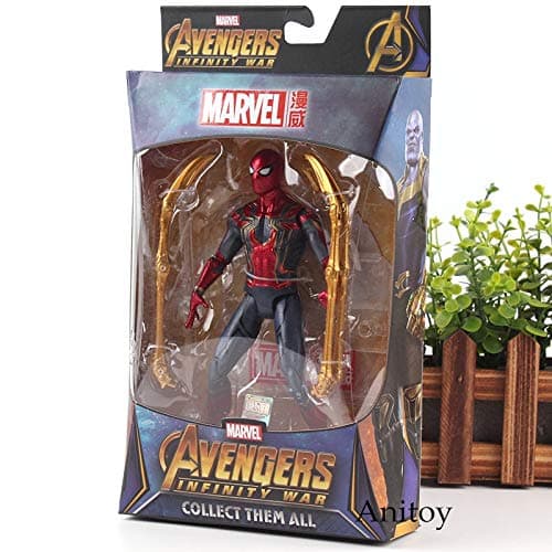 Marvel Avengers 3 Infinity War Hulk Spiderman Black Panther Iron Man Captain America Thanos Action Figure Collection Model Toys