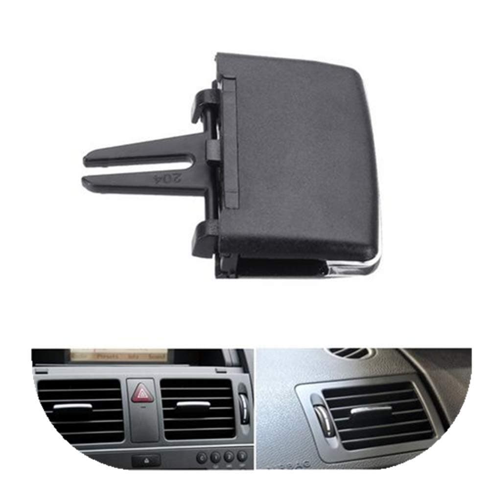 Car Front Air Conditioning A/C Air Vent Outlet Tab Clip- Upgraded Front Row Fresh Air Grille Clips Air Conditioning Vent Outlet Tab Clip (For Mercedes Benz Benz W204 C260 C300 GLK200 GLK300 GL Auto
