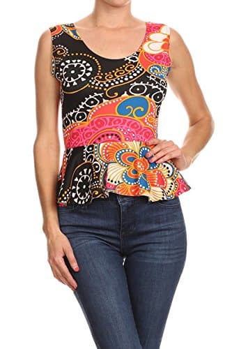JOYCE Carnival Sleeveless Top (Large, Carnival)