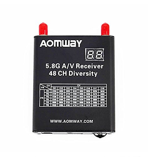 Aomway 5.8G 48 Channel A/V Receiver FPV