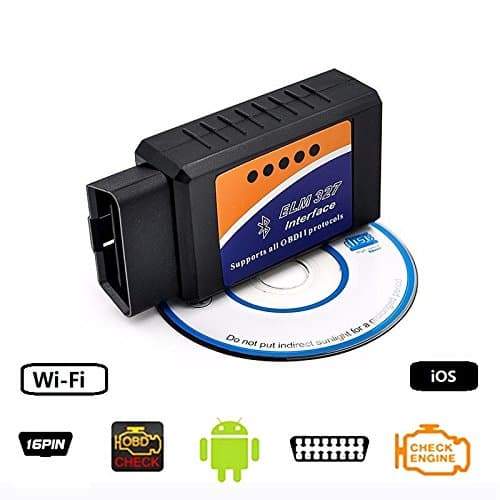 Beluia ELM327 OBD2 Bluetooth, Car Scan Tool Work With Wifi IOS Android Windows, no retail package