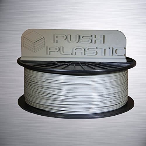 Push Plastic 1.75mm Gray ABS Filament 1kg (2.2 lbs) spool