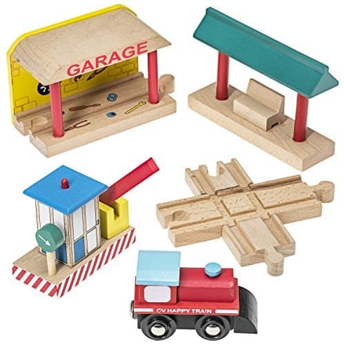 Wooden Train Accessories (5 Pc)