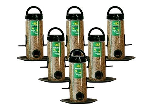 Nature Forever Bird Feeder Combo Pack, Transparent (6 Pieces)