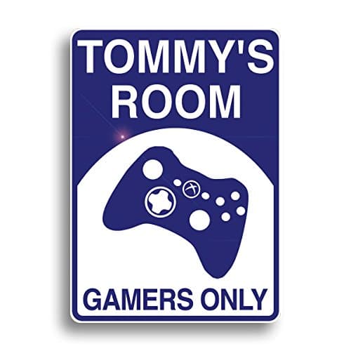 Video Game Sign, Personalized for You on Solid Aluminum, and Shipped Fast!