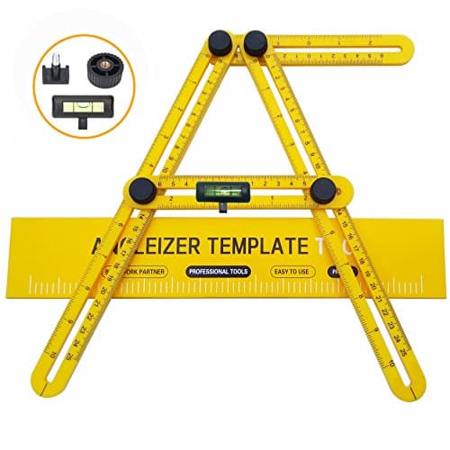 Angleizer Template Tool, Ksacle Multi Angle Measuring Tool for Craftsmen DIY-ers Architect Engineer Designer