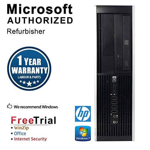 HP Compaq 6005 Pro Small Form Business High Performance Desktop PC (AMD Phenom II x 4 B95 3.0, 1GB DDR3, 80G HDD, DVD-ROM, Windows 7 Professional 64)(Certified Refurbished)