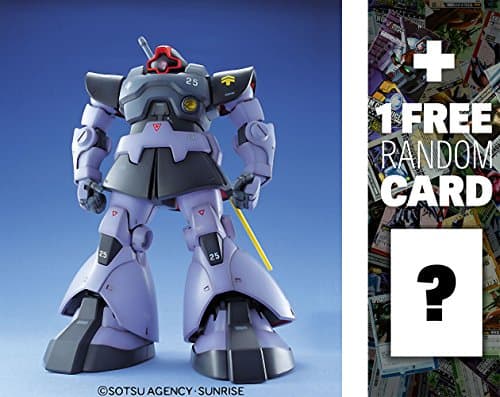 MS-09 Dom: Gundam Master Grade 1/100 Model Kit + 1 FREE Official Gundam Japanese Trading Card Bundle (MG #021)