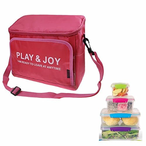 Aystuff s Extra-thick Car Organizer Bag Car Seat Back Organizer,Multi-Pocket Travel Storage Bag Large Foldable Cooler for Camping, Traveling, Outdoor Activities, Hiking ( Red)