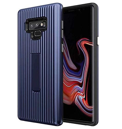 Samsung Galaxy Note 9 Case, Kickstand Phone Case - TPU PC Case for Note 9 (Blue)