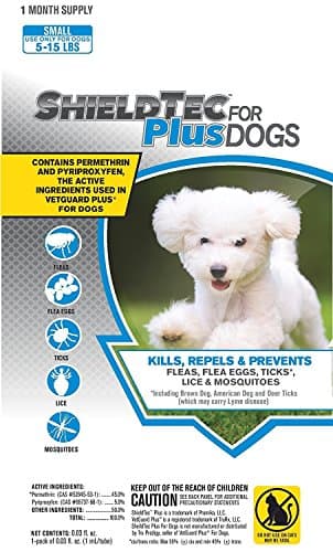 Flea & Tick DROPS - KILLS Flea Tick Lice Mosquitoes Eggs - Protection Dog - ShieldTech