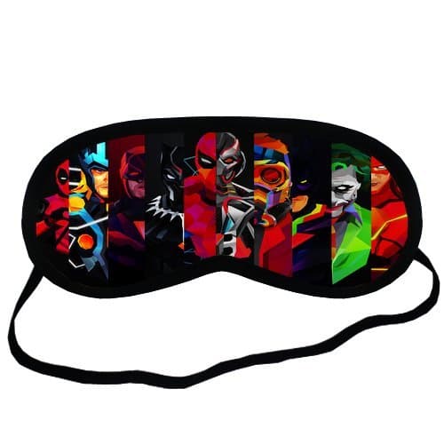 Custom Joker Batman Sleeping Mask, Comfortable Soft Cotton Shading breathable Sleeping Aids Eye Mask Cover Travel &amp; Work Rest