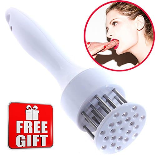 MYSASTAR Best Meat Tenderizer Tool Super Meat Pounder SPECIAL Gift Only For You The Amazing Improvement Of The Taste Of Meat Whether Grill, Pan, Broil, Bake, BBQ, Dishwasher Safe Stainless Steel Blade