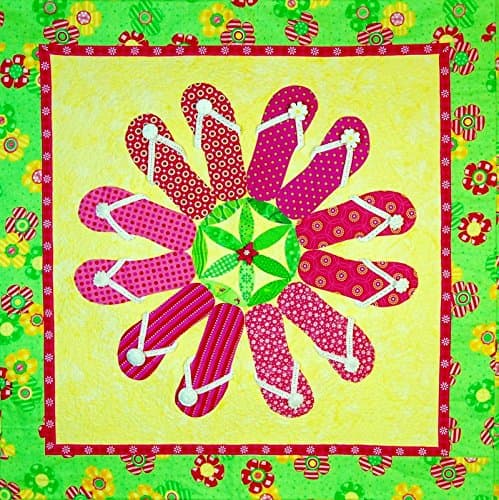 Happy Stash Quilts Flip Flop Flowers Quilt Pattern