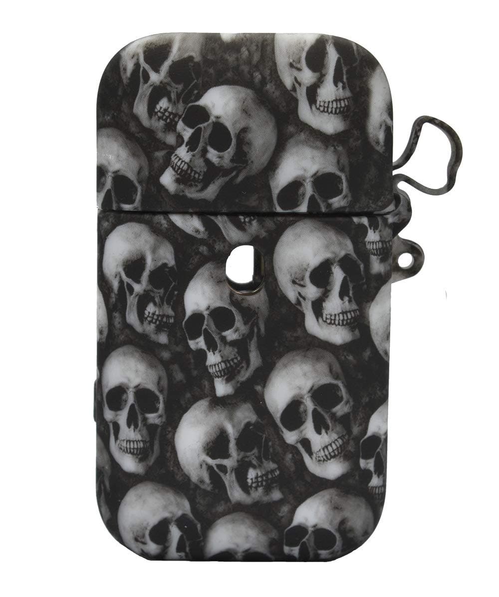 Silicone Case for Zero Aurora Play with Lanyard Skull Head Pattern (White)