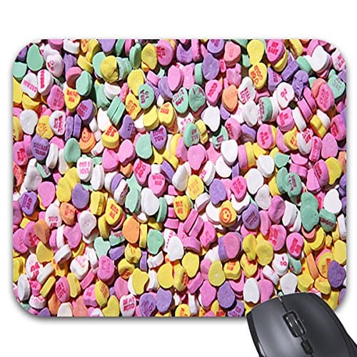 Starings Mousepads Valentines Heart Candy Mouse Mat