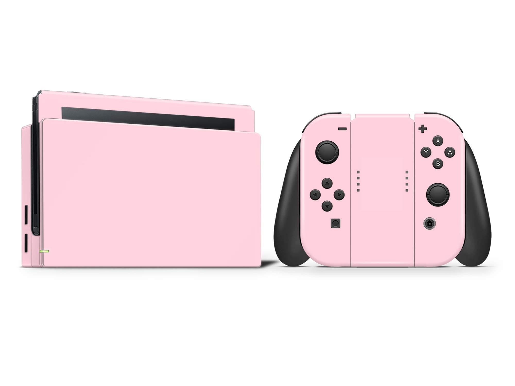 Solid Pastel Pink Vinyl Skin for Nintendo Switch 3M Premium Vinyl 3M overlaminate (Console)