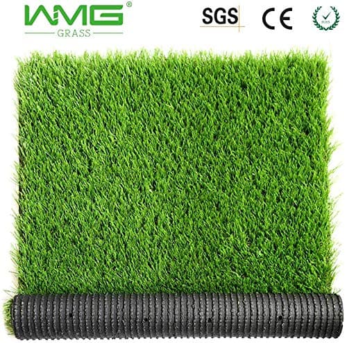 WMG GRASS Premium Artificial Grass, Drainage Mat, 5.5' x 6.5' Artificial Turf for Dogs, Cats, Pets, Turf Realistic Indoor/Outdoor for Garden, Patio (35.75 sq ft) - 2 Pack