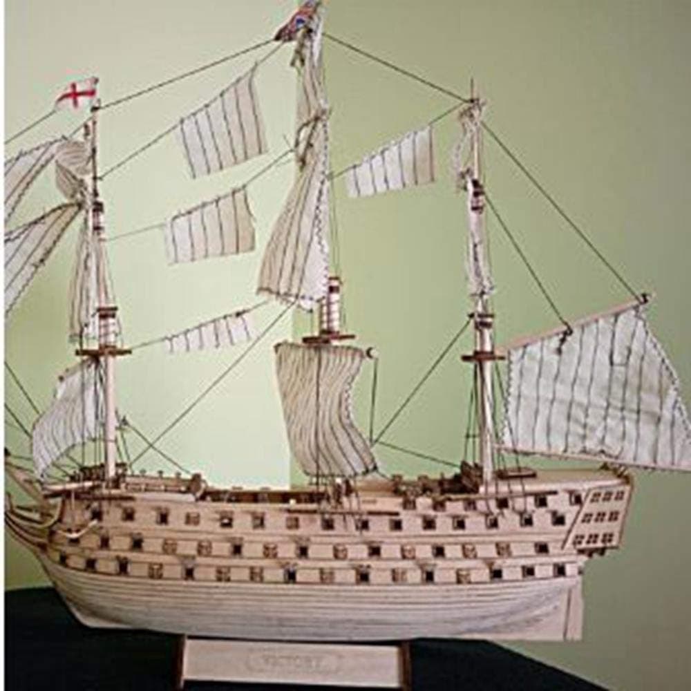 Assembling Building Kits Wood Ship Model Diy Assembled Royal Navy Wooden Model Ships The Victory Sailboat Modeling Toy Kit