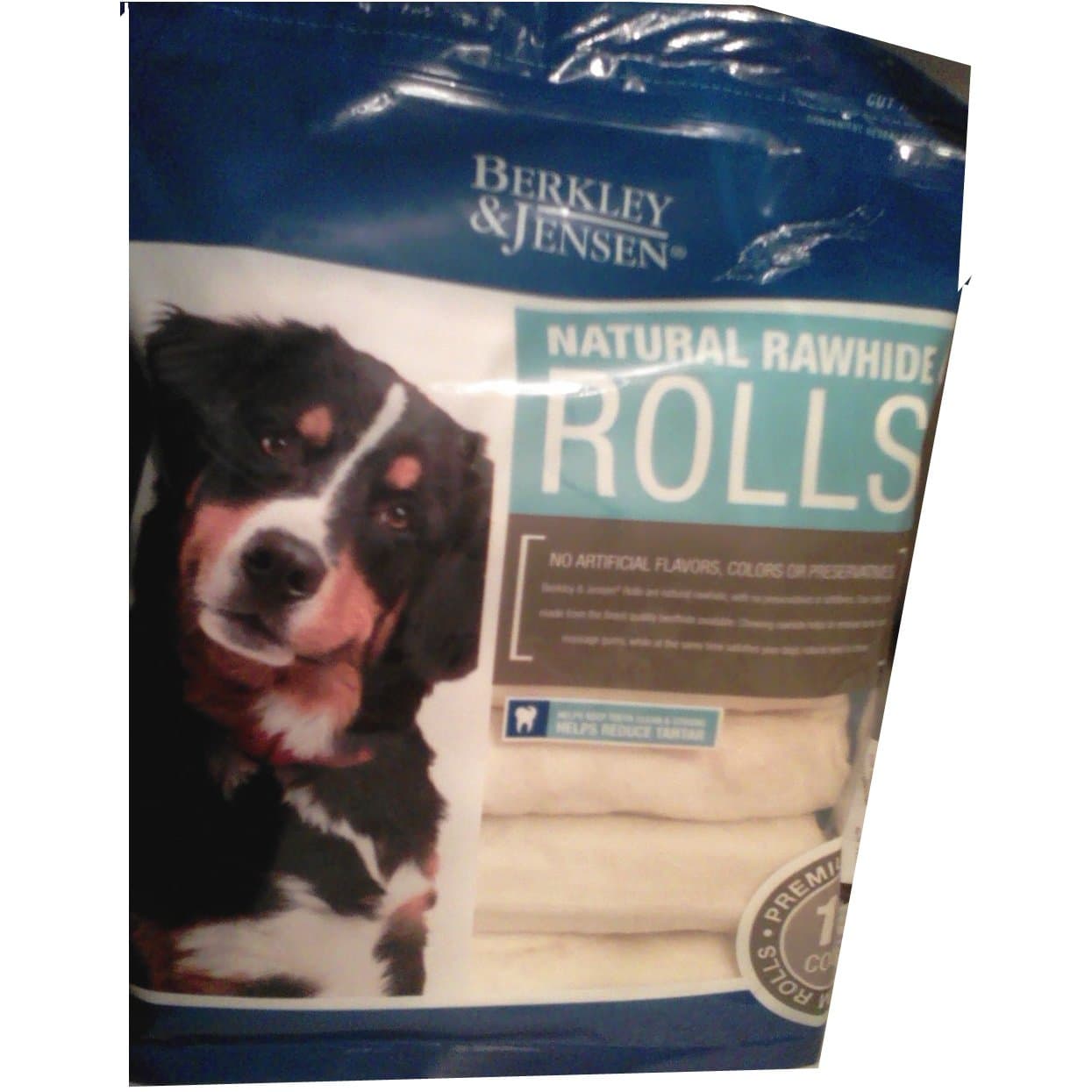 Berkley & Jensen Natural Rawhide Rolls Premium Rolls 18 Count