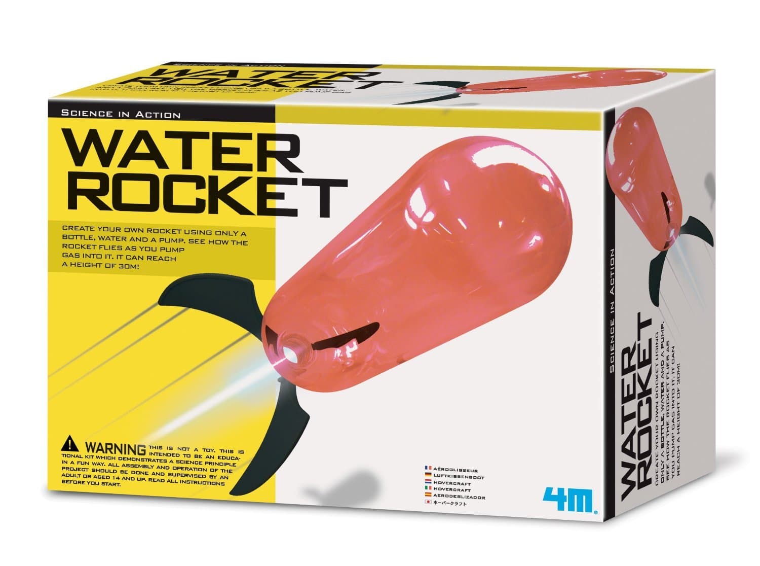 Create Your Own Water Rocket - Scientific Set - Top Selling Educational - Gift Present Idea For Easter Fun Science Toys & Games Age 14+ Children Teenager Boys Girls