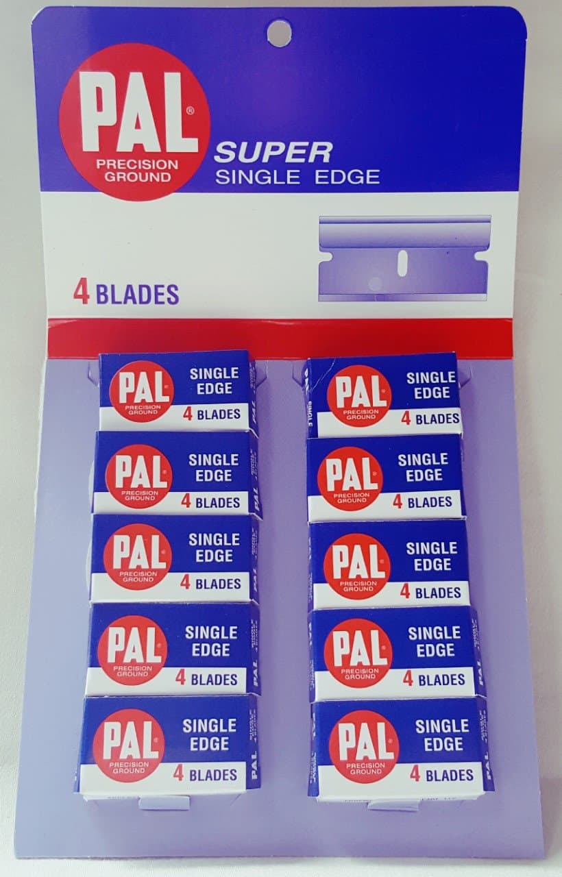 40 Pal Super Single Edge Razor Precision Ground Blades by Personna Gem Treet New