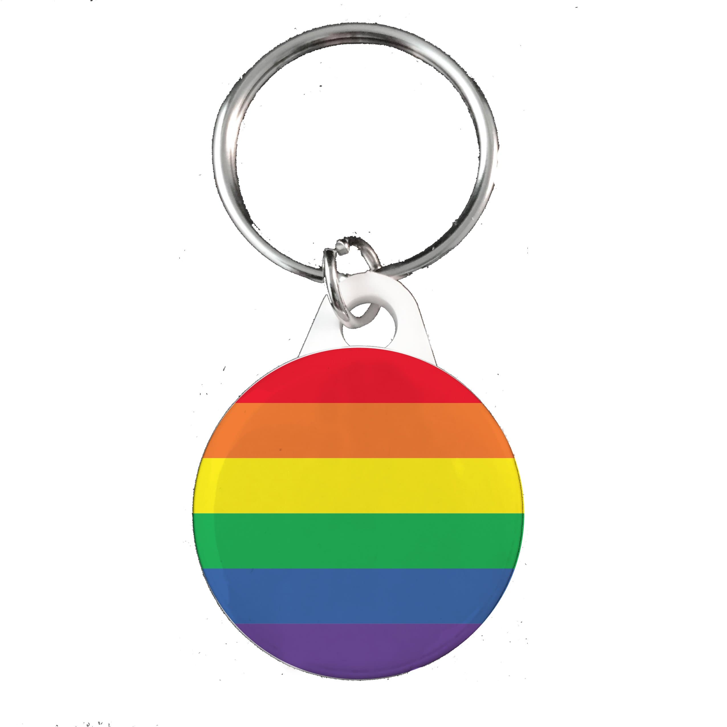 Funky Gifts Rainbow Flag 45mm Keyring
