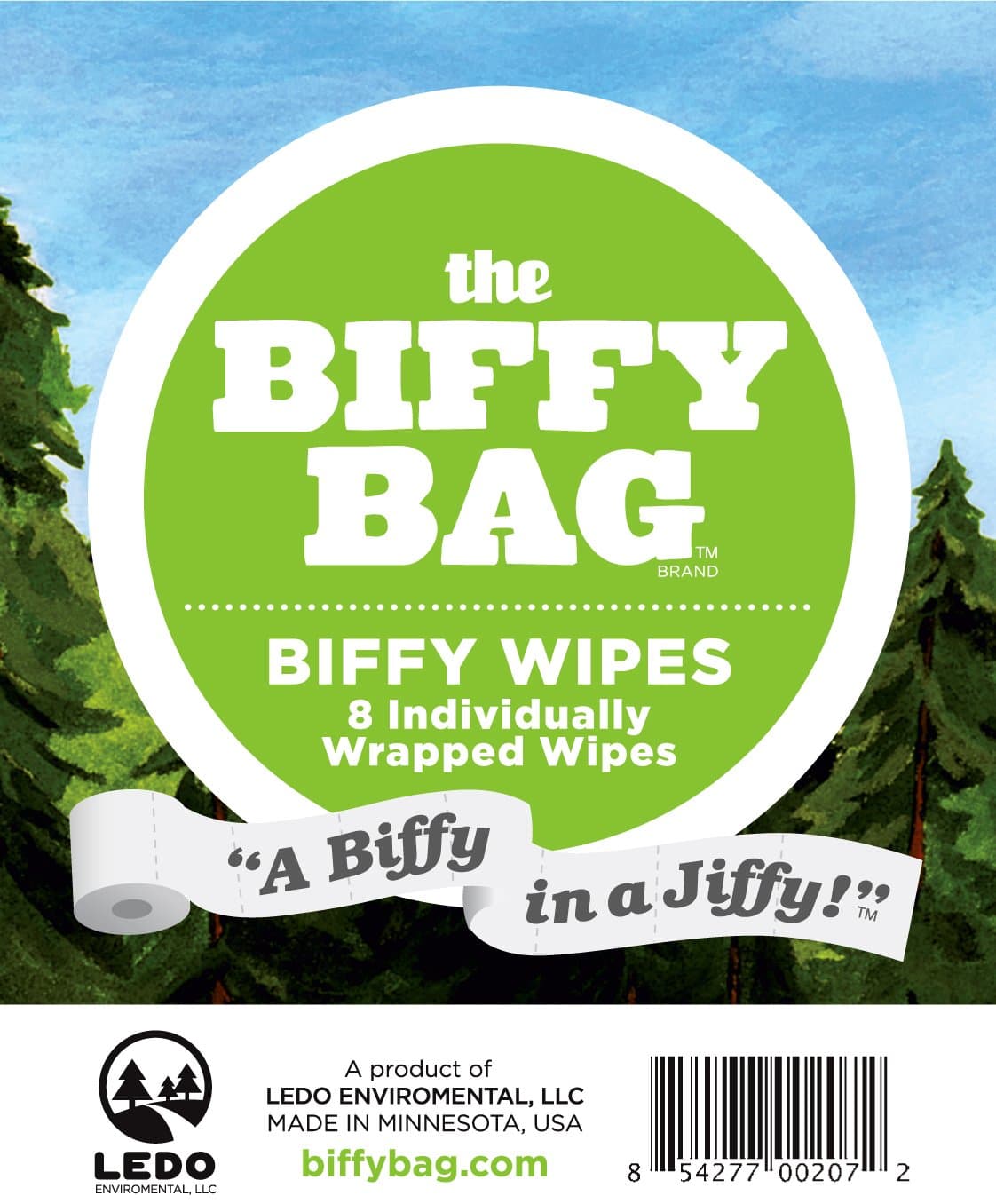Individually Wrapped Over Size Wet Wipes, 8/10-Inch (Pack of 8)