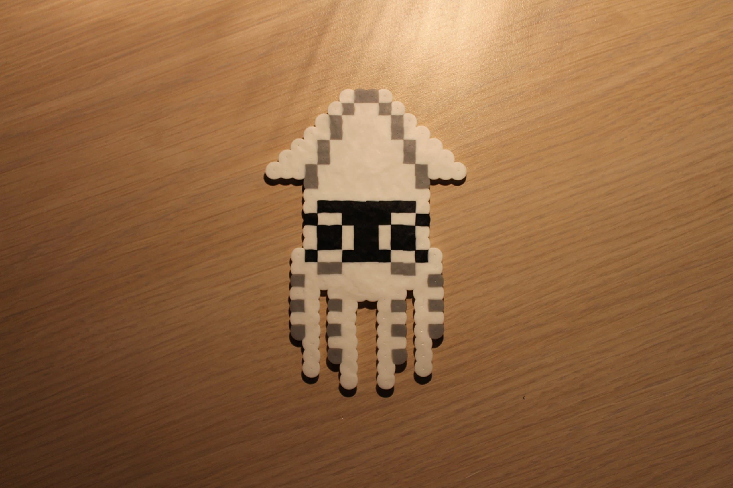 Blooper Pixel Art Bead Sprite from Super Mario Bros