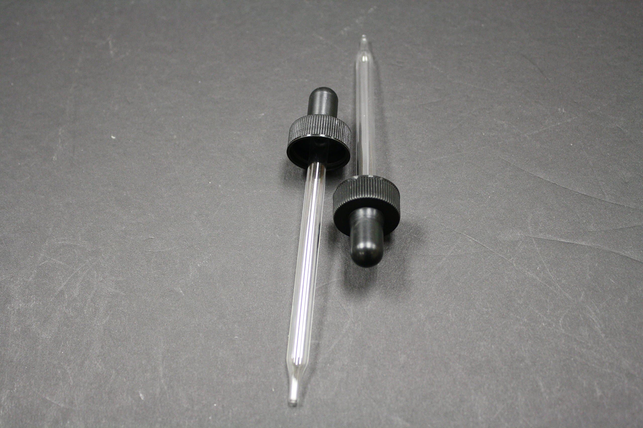 Plasticoid - CPD020A - 20/400 Black Dropper Cap, for 1 oz Glass Boston Round Bottle, 96 per package