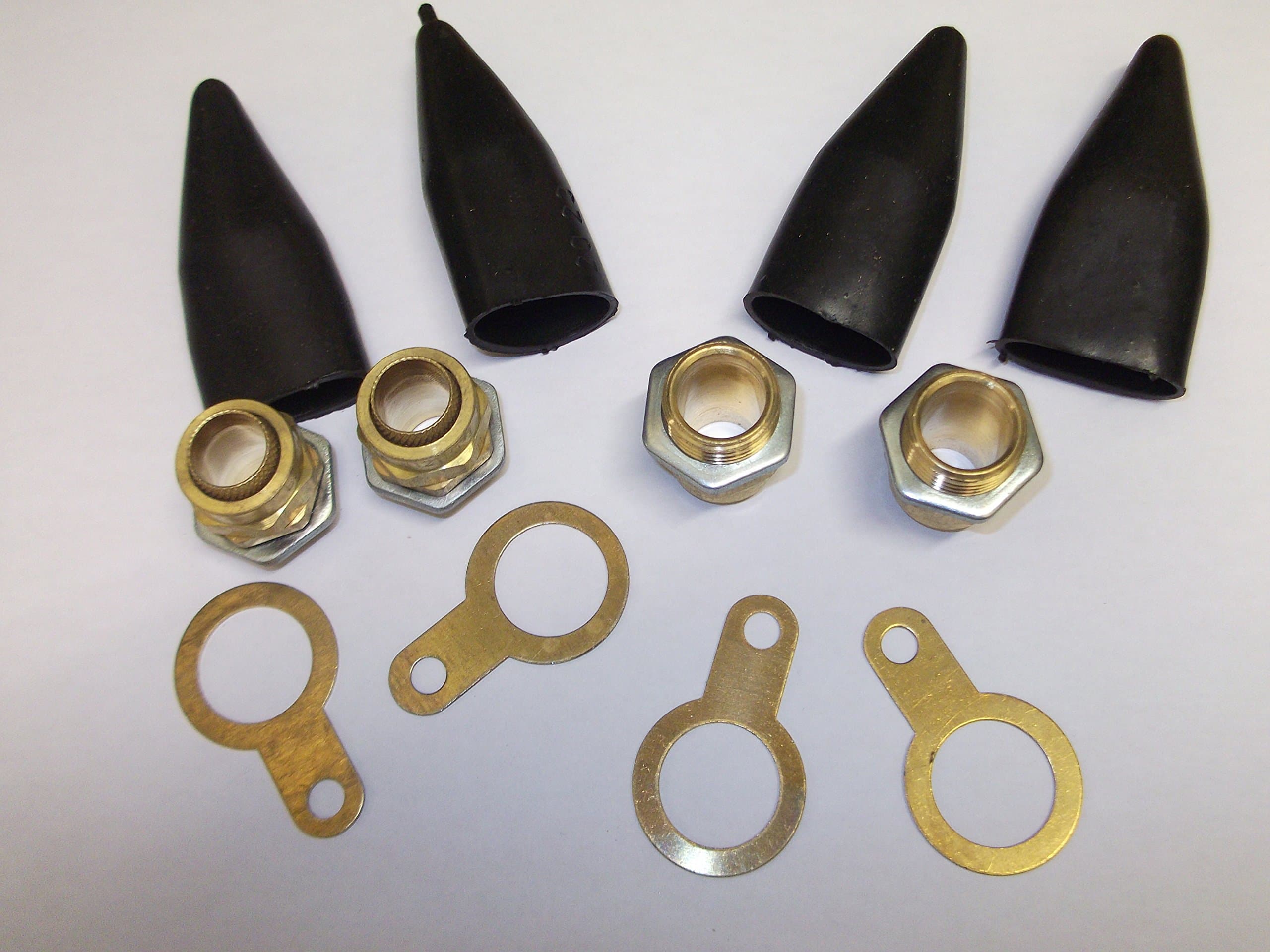 2 Sets Brass Armoured Cable Glands 4mm Cable 19 core SWA BS6121 Indoor Use