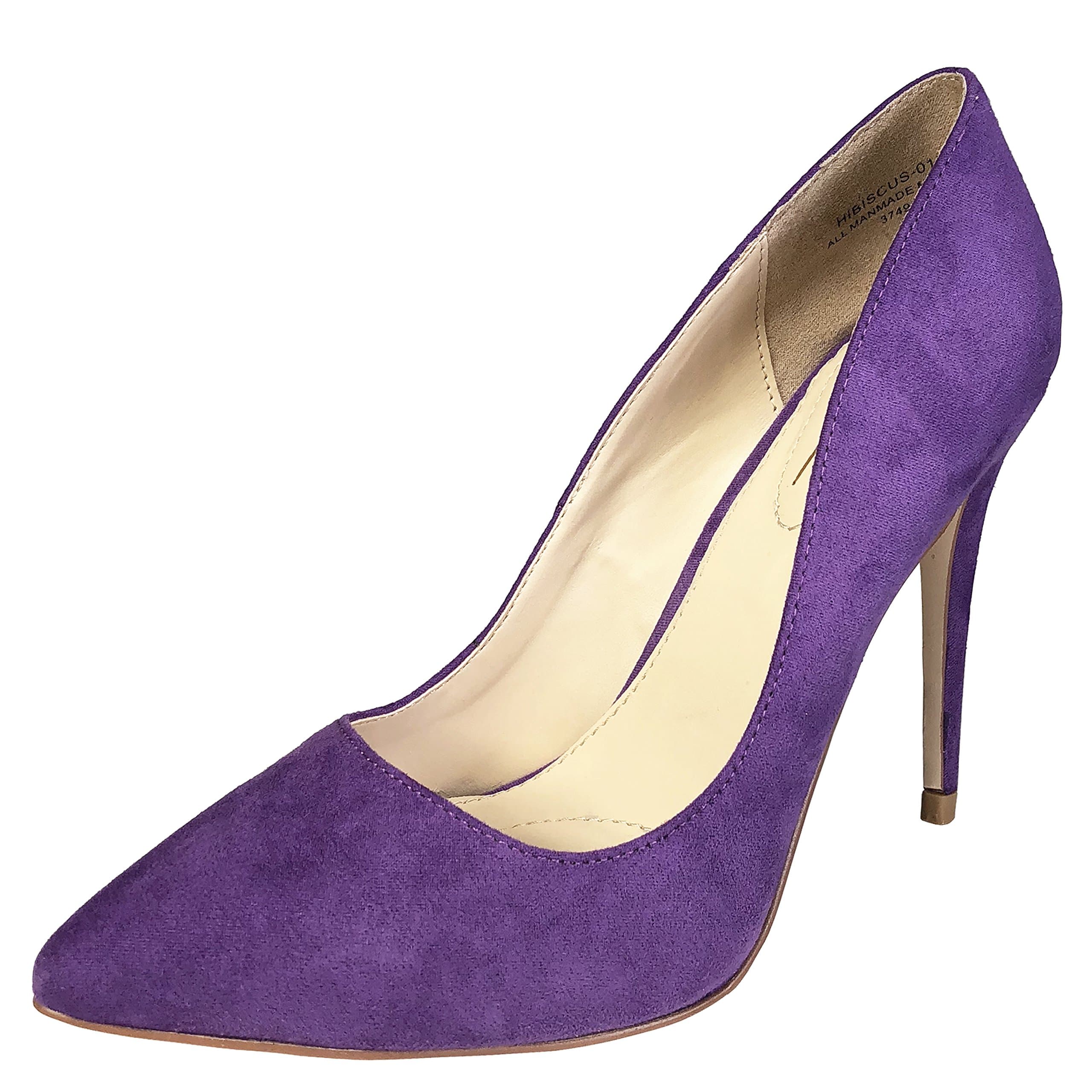 Women's Plain Pointy-Toe Dress Heel Pump