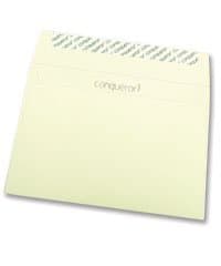 50 C6 Conqueror Laid (Textured) Cream Envelopes (¼ A4) - FREEPOST in The UK on Orders Over £20.