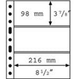 Lighthouse Grande 3 Pocket Clear Currency Page