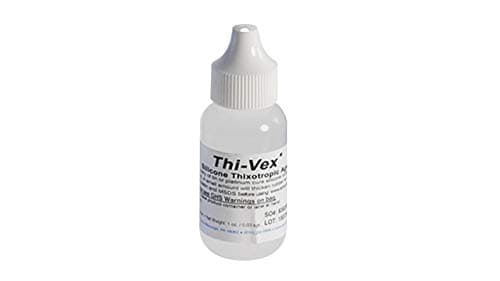 THI-VEX - Thixotropic Agent for Thick Smooth On Silicone Rubber - 1 oz Bottle