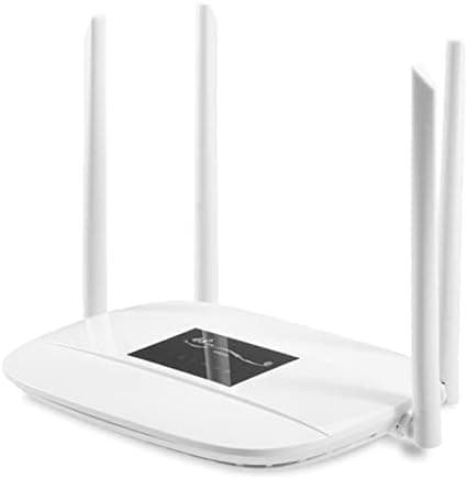 LC111 4G SIM Card Modem LTE CPE 32 WiFi Users RJ45 X 4 Dual Power Ports 12V/5V Portable WiFi Hotspot 4 Big Antennas Wireless Router Multiple Languages