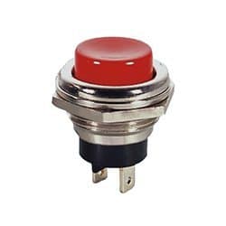 SPST Normally Closed Push Button Switch - Short