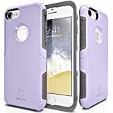 TEAM LUXURY Case for iPhone se (2022/2020), iPhone 8, iPhone 7 case - Shockproof Slim Protective Cover Compatible with Wireless Charging - Light Purple