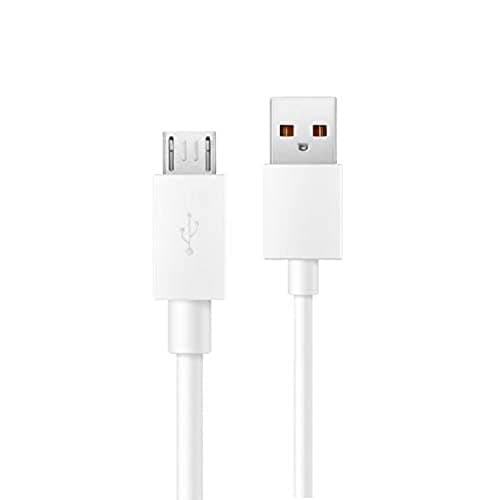 ShopsYes Charging & Data USB Cable for Samsung Galaxy A6 Plus Original USB Cable | Micro USB Data Cable | Sync Quick Fast Charging Cable | Charger Cable | Android V8 Cable (3.5 A, ampere, White)