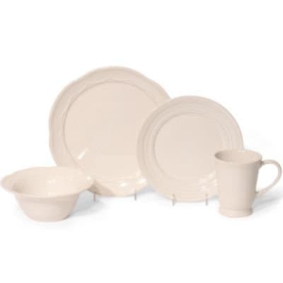 Baum Adorn 16 Piece Dinnerware Set; Ivory
