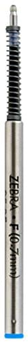 Zebra, F-Refill, 0.7mm, Blue Ink, 1 Pack of 2 refills (85522)