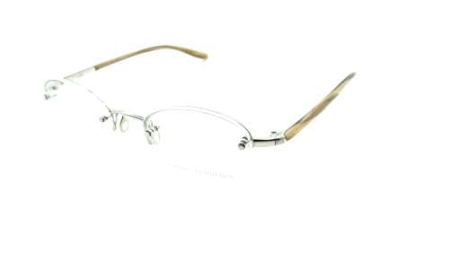 Barton Perreira Warren Eyeglasses Frames 48-20-140 Silver/Silver Horn Titanium