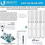 Ubiquiti Networks UBNT Systems UniFi AP AC Mesh UAP-AC-M-US Wide-Area in/Out Dual-Band Access Point (4 Pack)