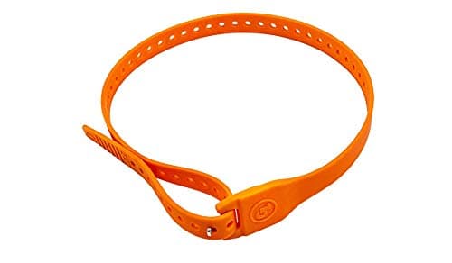 Giant Loop Pronghorn Straps, Multi-Purpose Cargo Straps with Virtually Unbreakable Fasteners, 32" Orange, 2-Piece Pack