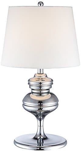 Zoey Chrome Modern Table Lamp