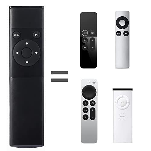 Infrared Replacement Remote Control Compatible with Apple TV 4K HD MC377LL/A, Fit for Apple TV2 TV3, for Apple 5th TV HD, for 1st 2nd 3rd 4th 5th Generation A1156 A1427 A1469 A1378 (NO Volume Control)